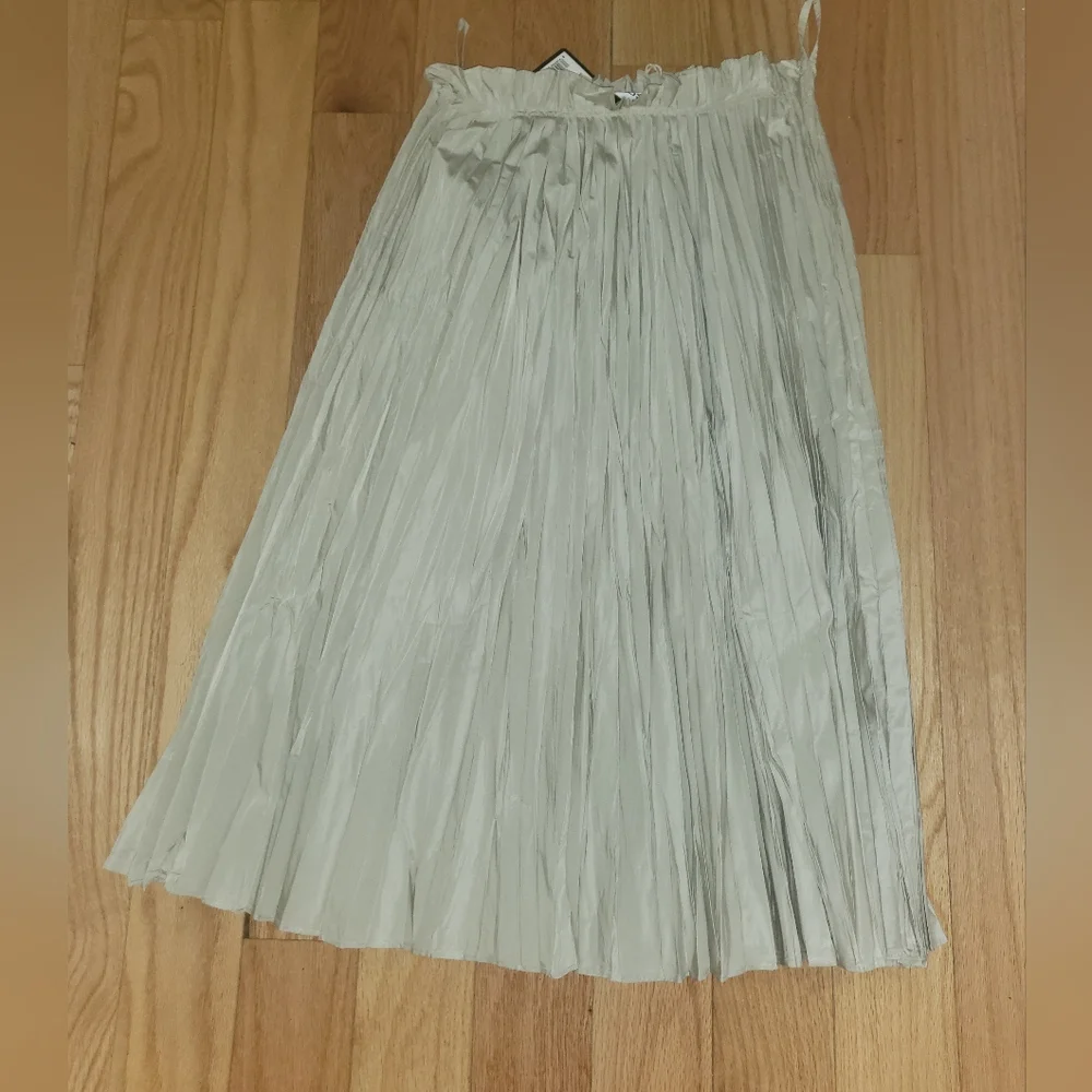 NWT HOSS MADE IN ITALY PLEATED MIDI SKIRT SIZE IT 36 / XS